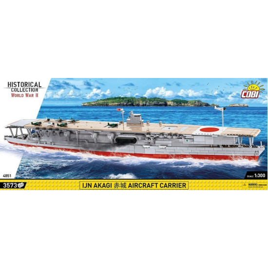 Klocki IJN Akagi Aircraft Carrier 3573 klocków