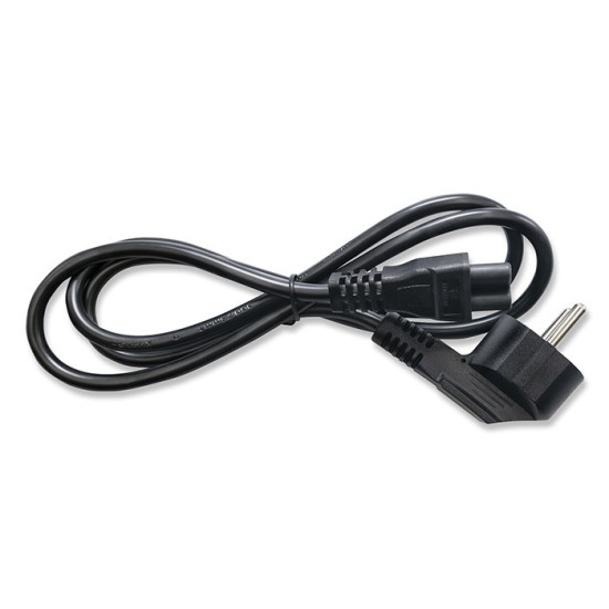 Kabel zasilający kątowy SCHUKO | IEC C5 | koniczynka | 3x1.0mm2 |1.5m 