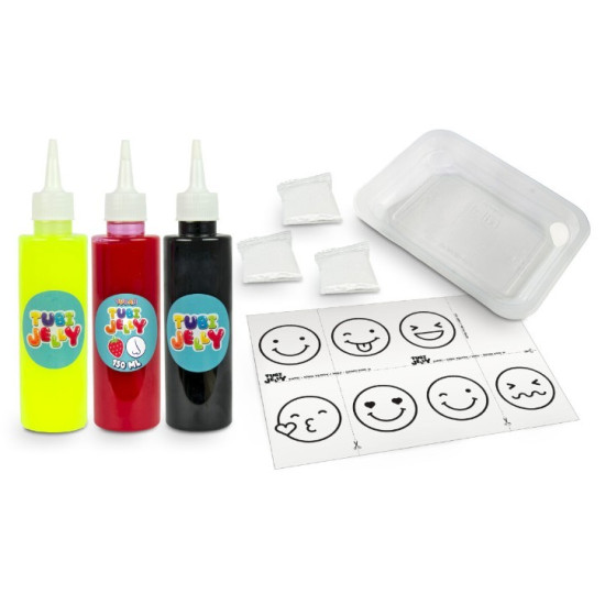 Zestaw Tubi Jelly Emotki 3 kolory 