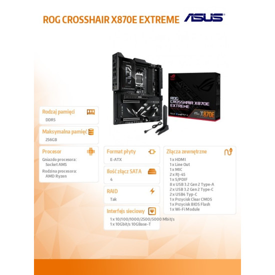 Płyta główna ROG CROSSHAIR X870E EXTREME 