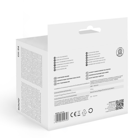 Uchwyt samochodowy na telefon SAVIO CH-04 