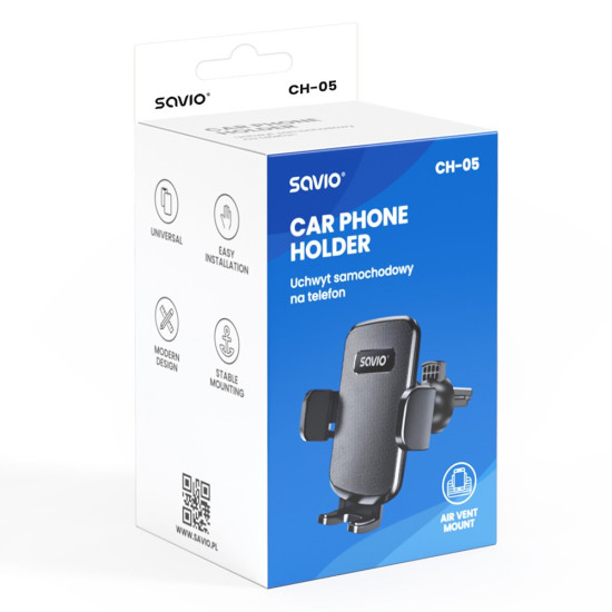Uchwyt samochodowy na telefon SAVIO CH-05 