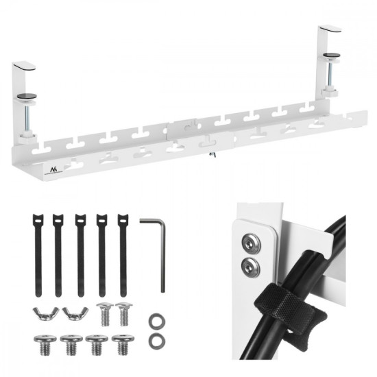 Organizer podbiurkowy na kable MC-103W