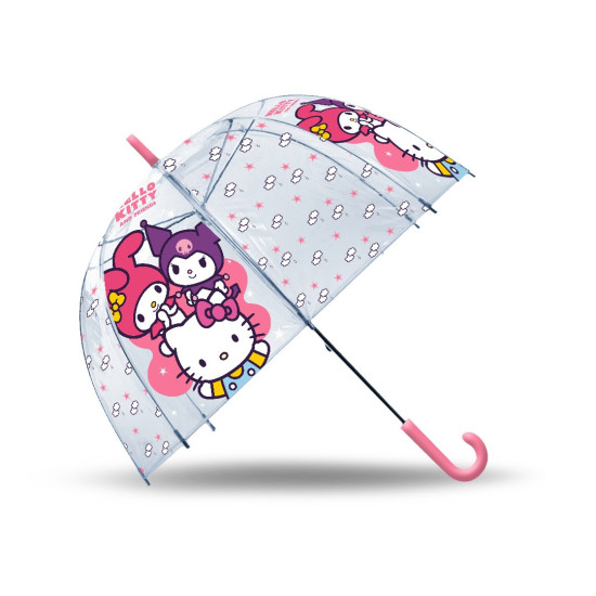 Parasolka przezroczysta manualna Hello Kitty 