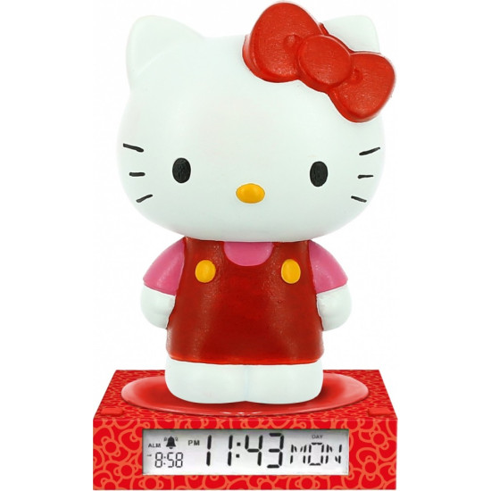 Lampka 3D z budzikiem Hello Kitty 