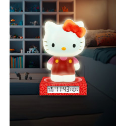 Lampka 3D z budzikiem Hello Kitty 