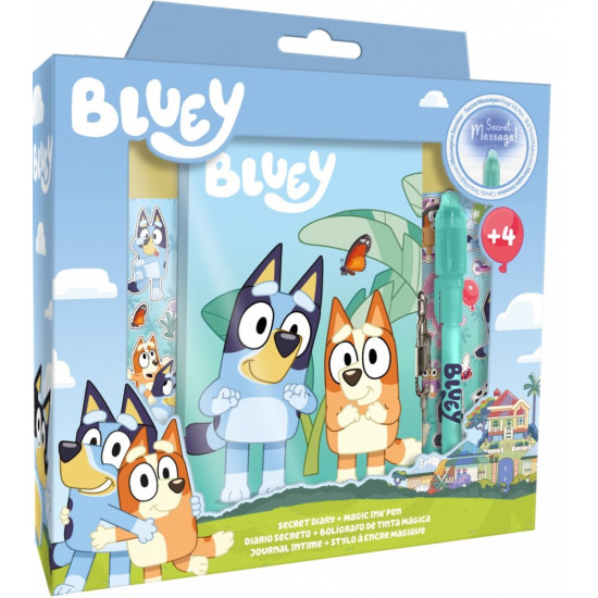 Pamiętnik z magicznym długopisem Bluey 