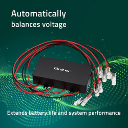 Balanser napięcia 48V do akumulatorów 4x12V | 10A | LiFePO4 AGM  GEL 