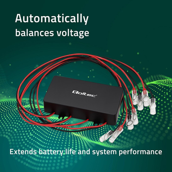 Balanser napięcia 48V do akumulatorów 4x12V | 10A | LiFePO4 AGM  GEL 