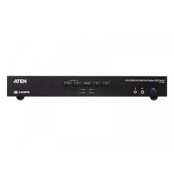 *4-Port USB3.0 4K HDMI Dual Display KVMP Switch 