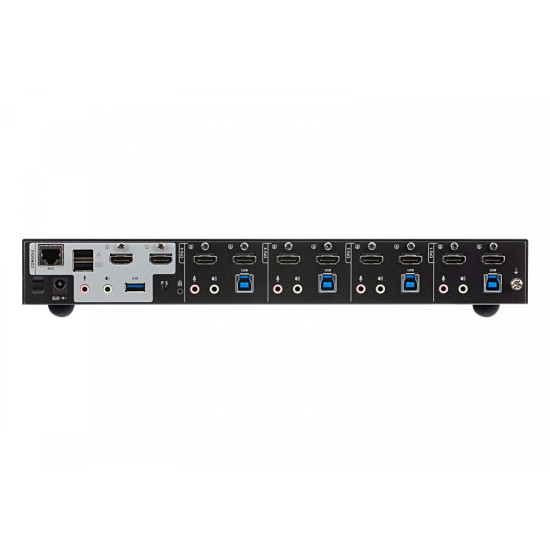 *4-Port USB3.0 4K HDMI Dual Display KVMP Switch 