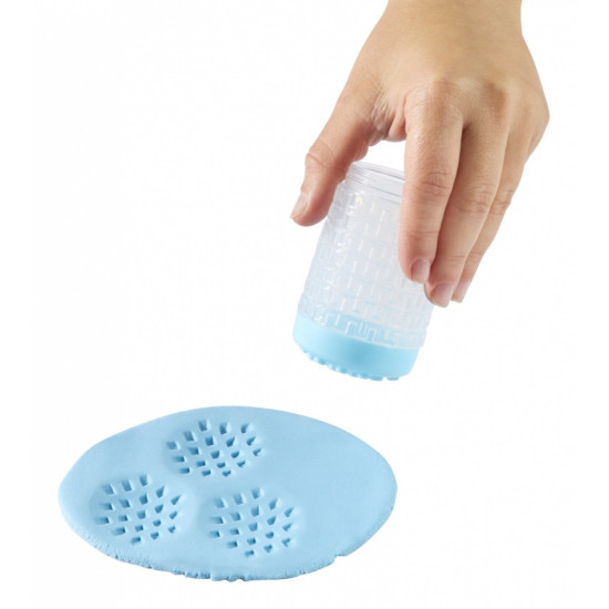 Masa plastyczna Wonder Factory Never Dry Dough błękitny, pomarańczowy