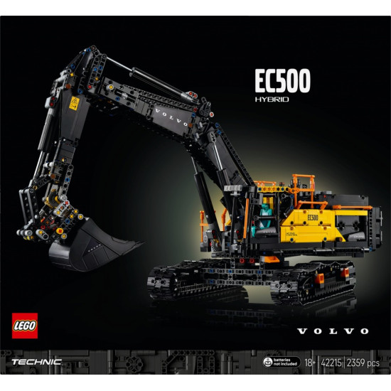 Klocki Technic 42215 Koparka Volvo EC500 Hybrid 
