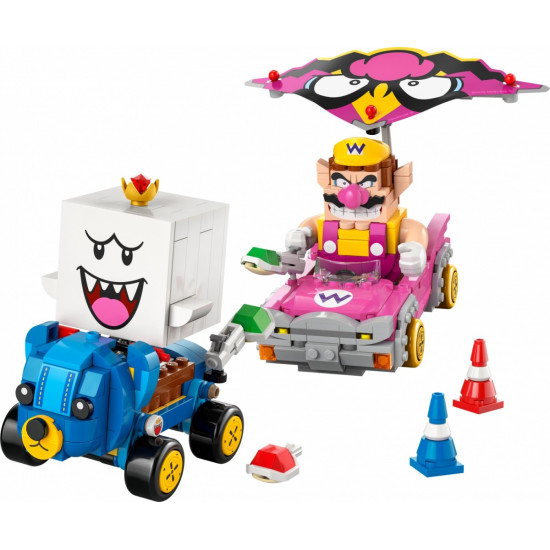 Klocki Super Mario 72038 Mario Kart - Wario i King Boo 