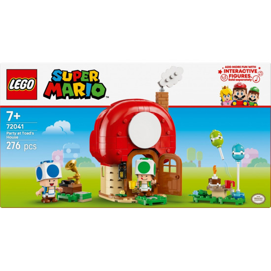Klocki Super Mario 72041 Toad i domówka 