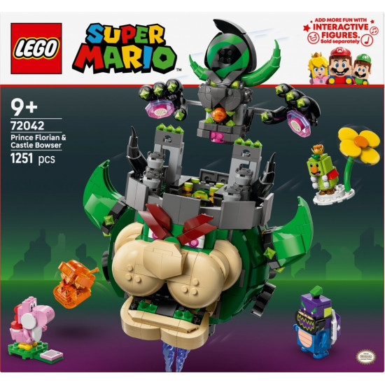Klocki Super Mario 72042 Prince Florian i Castle Bowser 