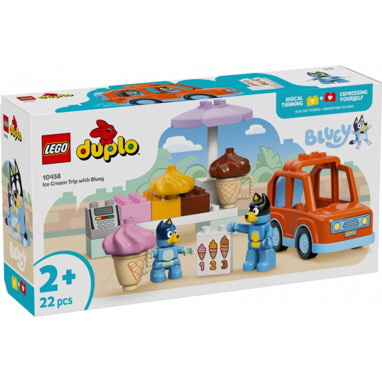 Klocki DUPLO Bluey 10458 Wyprawa po lody z Bluey 