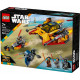 Klocki Star Wars 75414 Płomienny śmigacz śnieżny 