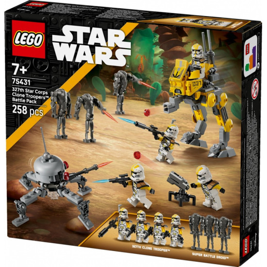 Klocki Star Wars 75431 Zestaw bitewny - żołnierze-klony z 327. korpusu galaktycznego 