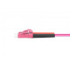 Patch cord światłowodowy FO LC-LC MM 50/125 OM4 duplex LSOH 1m