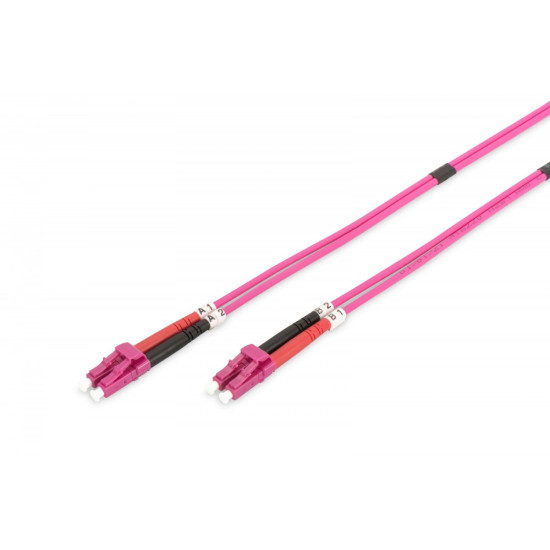 Patch cord światłowodowy FO LC-LC MM 50/125 OM4 duplex LSOH 2m