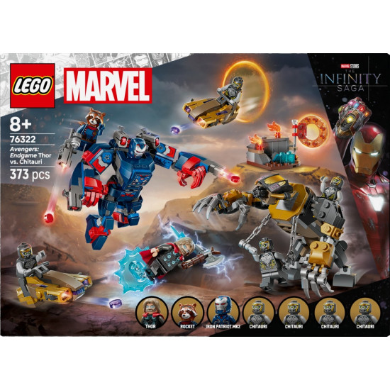 Klocki Super Heroes 76322 Avengers: Koniec gry Thor kontra Chitauri 