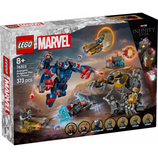 Klocki Super Heroes 76322 Avengers: Koniec gry Thor kontra Chitauri 