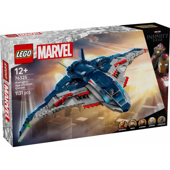 Klocki Super Heroes 76325 Avengers Czas Ultrona Quinjet 