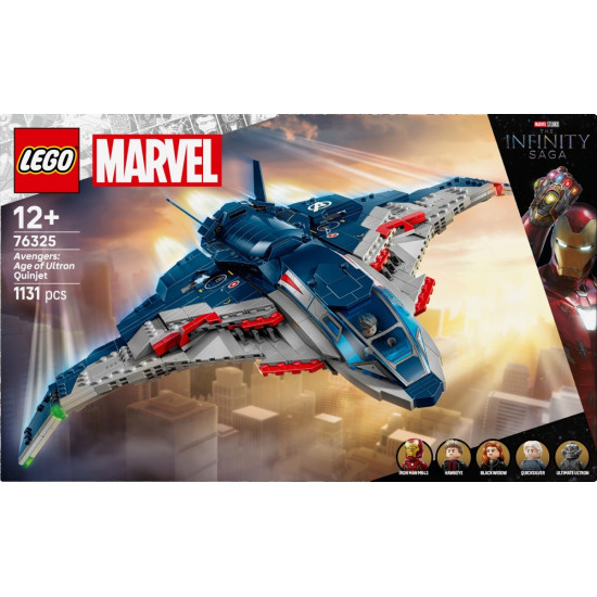 Klocki Super Heroes 76325 Avengers Czas Ultrona Quinjet 