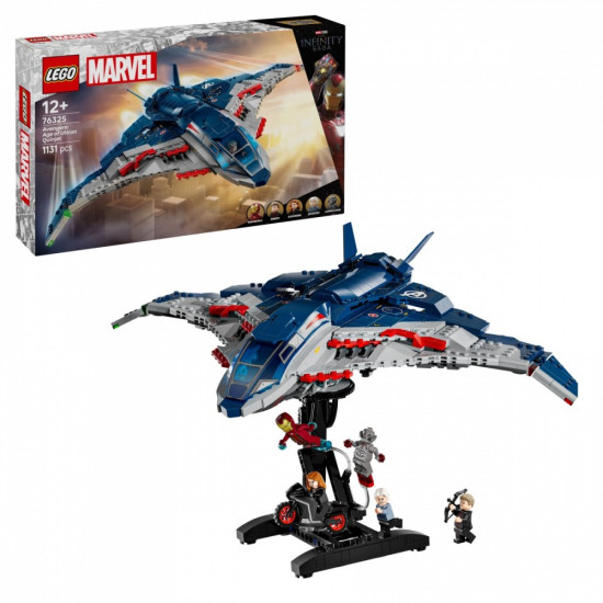 Klocki Super Heroes 76325 Avengers Czas Ultrona Quinjet 