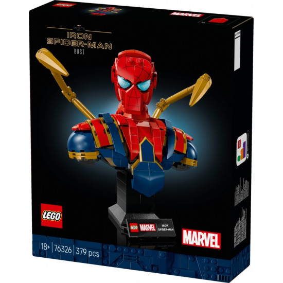 Klocki Super Heroes 76326 Popiersie Iron Spider-Mana 