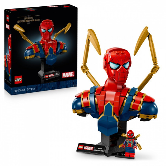 Klocki Super Heroes 76326 Popiersie Iron Spider-Mana 