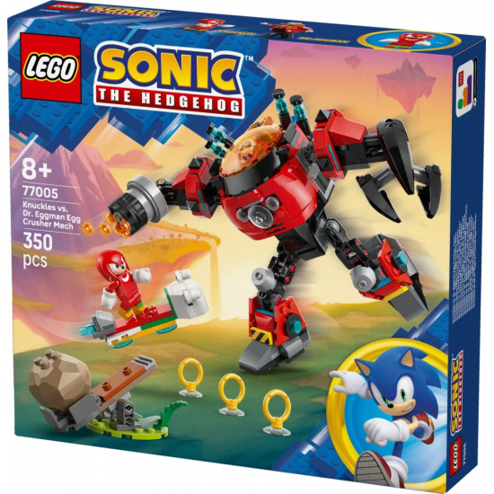 Klocki Sonic 77005 Knuckles kontra Dr. Eggman w mechu Egg Crusher 