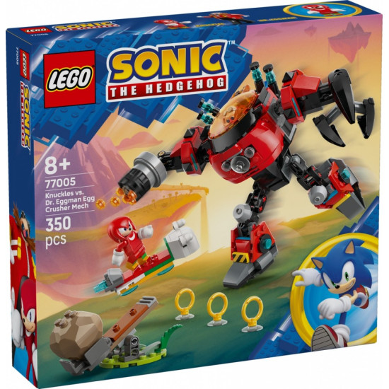 Klocki Sonic 77005 Knuckles kontra Dr. Eggman w mechu Egg Crusher 