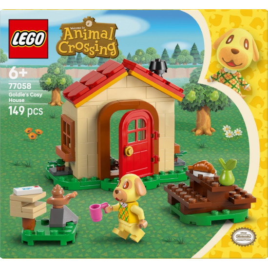 Klocki Animal Crossing 77058 Przytulny dom Goldie 