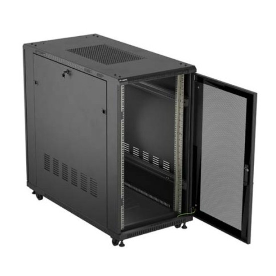 Szafa instalacyjna rack stojąca 19