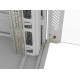Szafa instalacyjna rack stojąca 47U 800x1000 szara  drzwi        przeszkolne  LCD ( flat pack) V2 