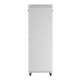 Szafa instalacyjna rack stojąca 47U 800x1000 szara  drzwi        przeszkolne  LCD ( flat pack) V2 