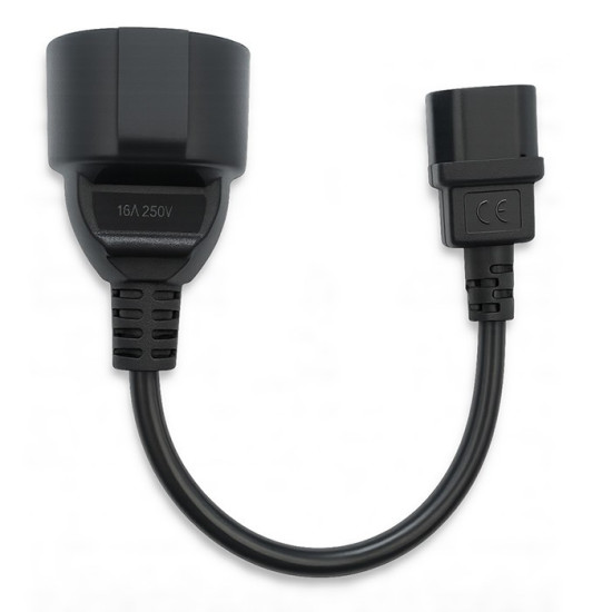 Adapter IEC 320 C14 / FRENCH | 0.15m 