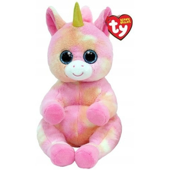 Maskotka Ty Jednorożec różowy 24 cm