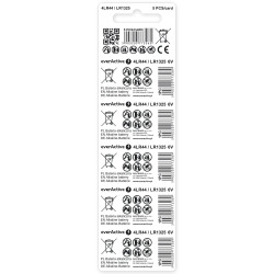 Bateria alkaliczna LR44/LR1325/544A blister 5 szt. 