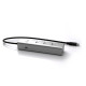 HUB USB-C Charging Metal 5 port with USB-C video 8K + Power Delivery 85W 