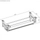 Organizer podbiurkowy na kable MC-106B