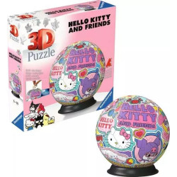 Puzzle 3D Kula 72 elementy Hello Kitty