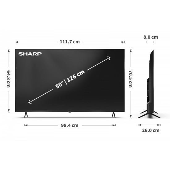 Telewizor LED 50 cali 50GK4445E