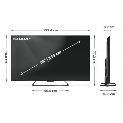 Telewizor 55 cali 55HR7465E