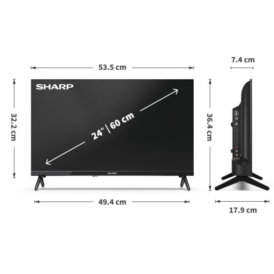 Telewizor LED 24 cale 24HA1405E