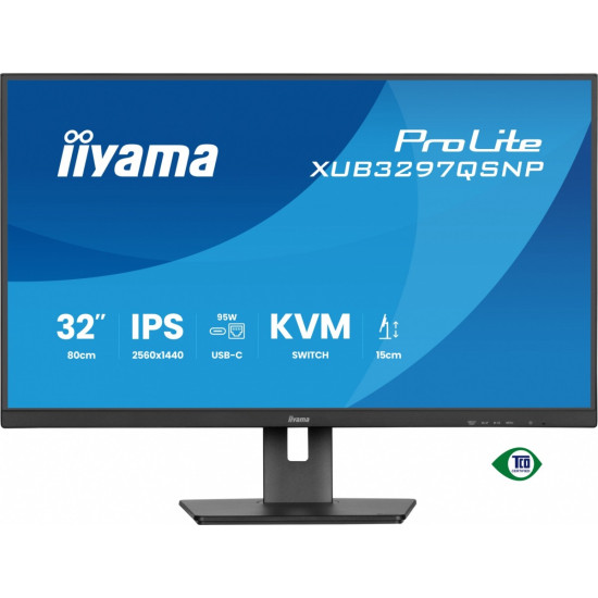 Monitor 32 cale XUB3297QSNP-B1 IPS,QHD,USB-C DOCK (95W), USB HUB 4x, KVM,  RJ45, GW 5 LAT 