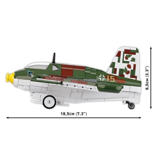 Klocki Messerschmitt Me 163B Komet 543 elementów