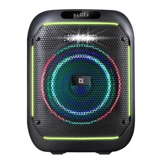 Głośnik bluetooth BOOMER 65W czarny podświetlenie LED